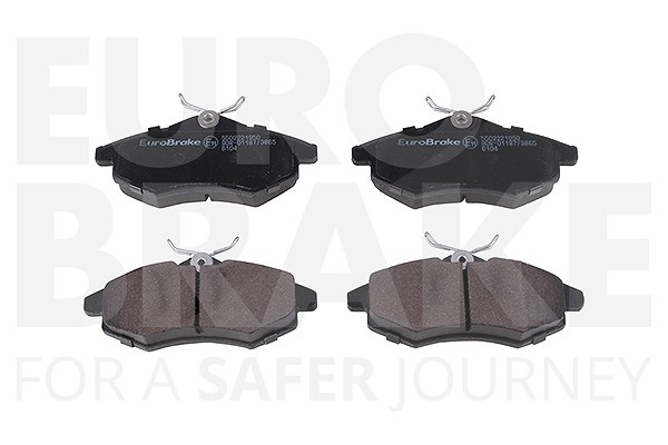 Eurobrake Bremsbelagsatz Vorderachse [Hersteller-Nr. 5502221950] für Citroën