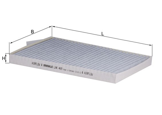 Mahle Filter, Innenraumluft [Hersteller-Nr. LAK469] für Renault