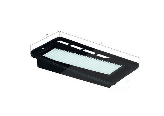 Mahle Luftfilter [Hersteller-Nr. LX1743] für Opel, Suzuki, Subaru
