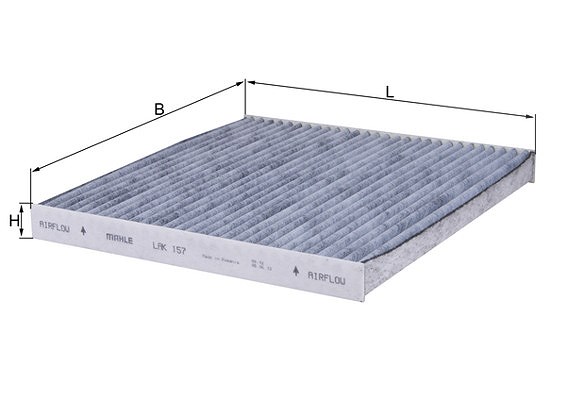 Mahle Filter, Innenraumluft [Hersteller-Nr. LAK157] für Toyota