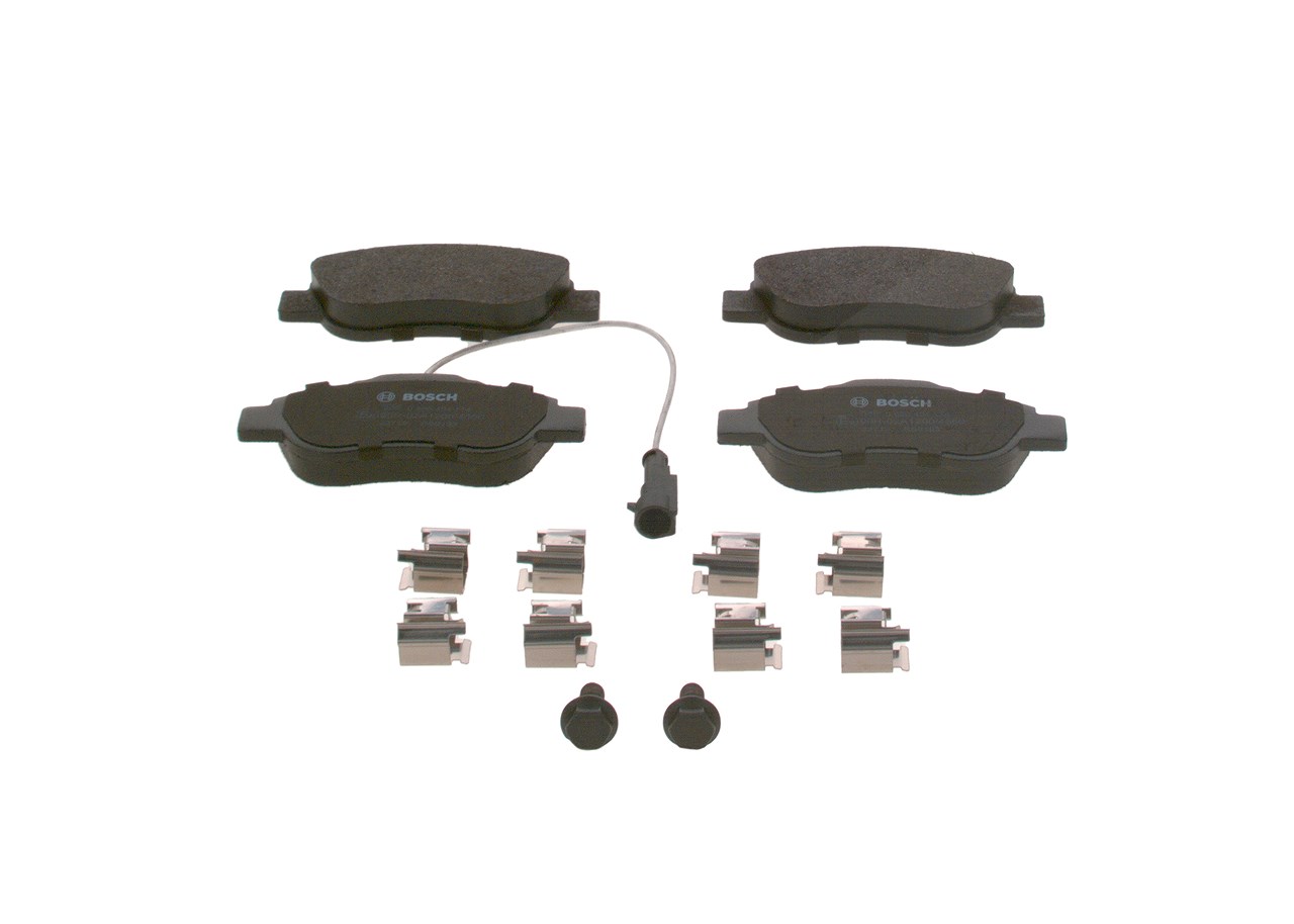 Bosch Bremsbelagsatz, Scheibenbremse [Hersteller-Nr. 0986494114] für Ford, Fiat, Jeep