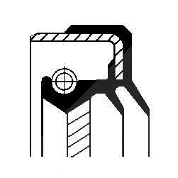 Corteco Wellendichtring, Differential ERSTAUSRÜSTERQUALITÄT [Hersteller-Nr. 01026326B] für Ford