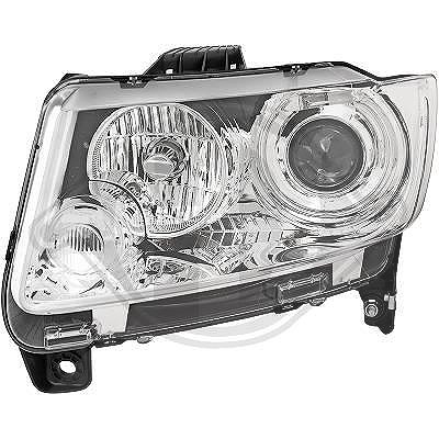 Diederichs Hauptscheinwerfer [Hersteller-Nr. 2613081] für Jeep