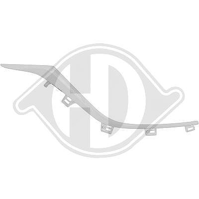 Diederichs Zier-/Schutzleiste, Stoßfänger [Hersteller-Nr. 5620052] für Mazda