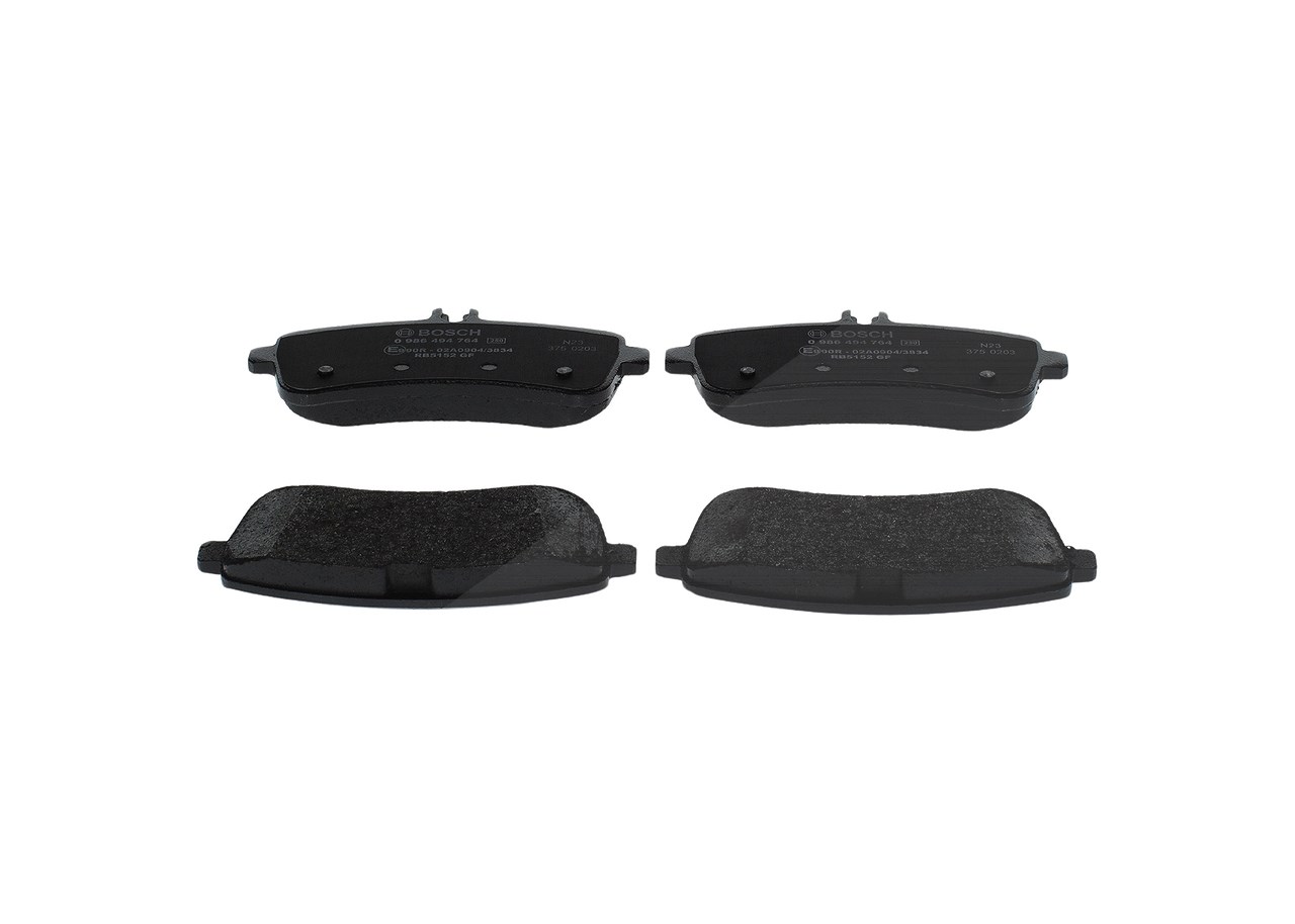 Bosch Bremsbelagsatz, Scheibenbremse [Hersteller-Nr. 0986494764] für Mercedes-Benz
