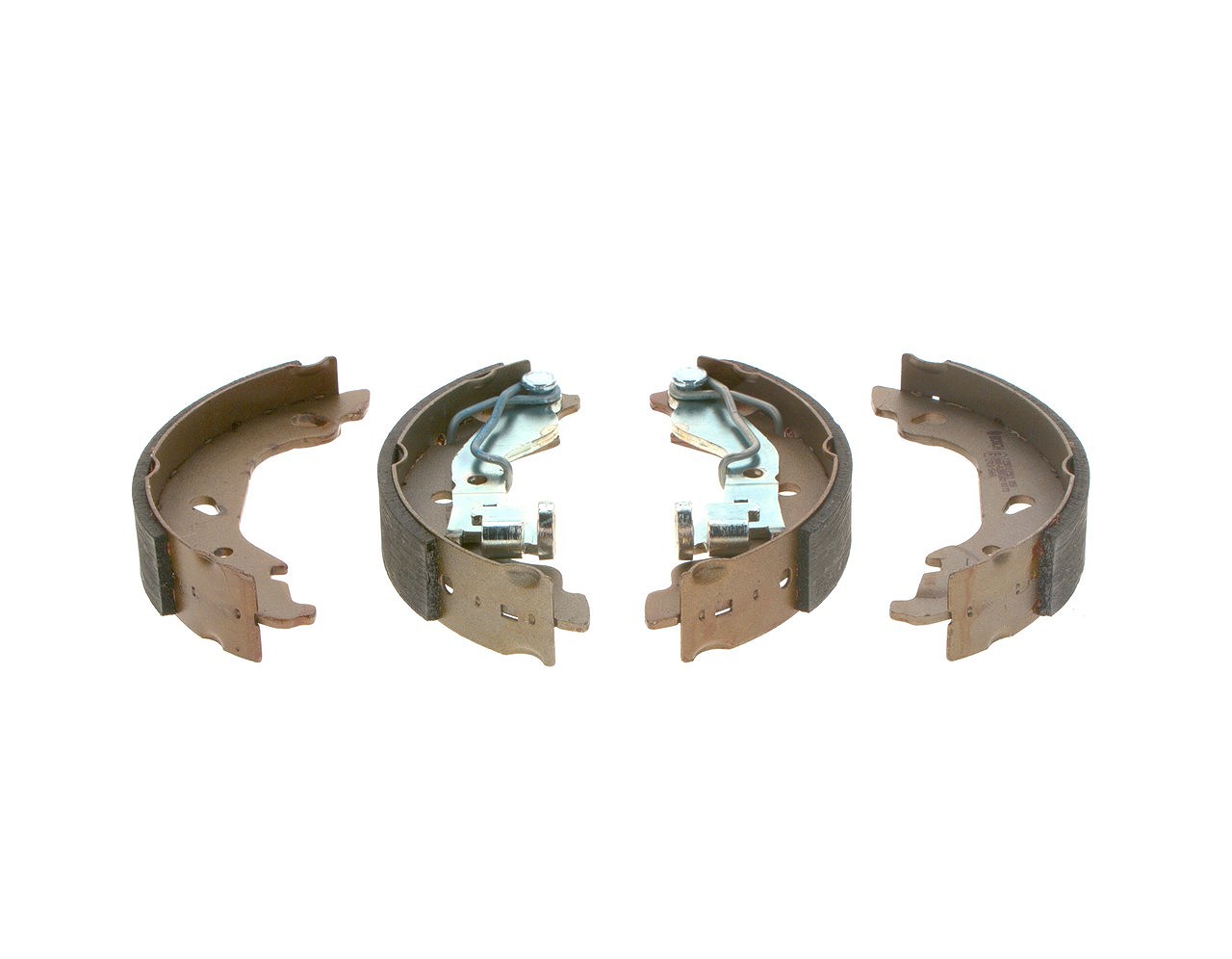Bosch Bremsbackensatz Trommelbremse [Hersteller-Nr. 0986487596] für Fiat
