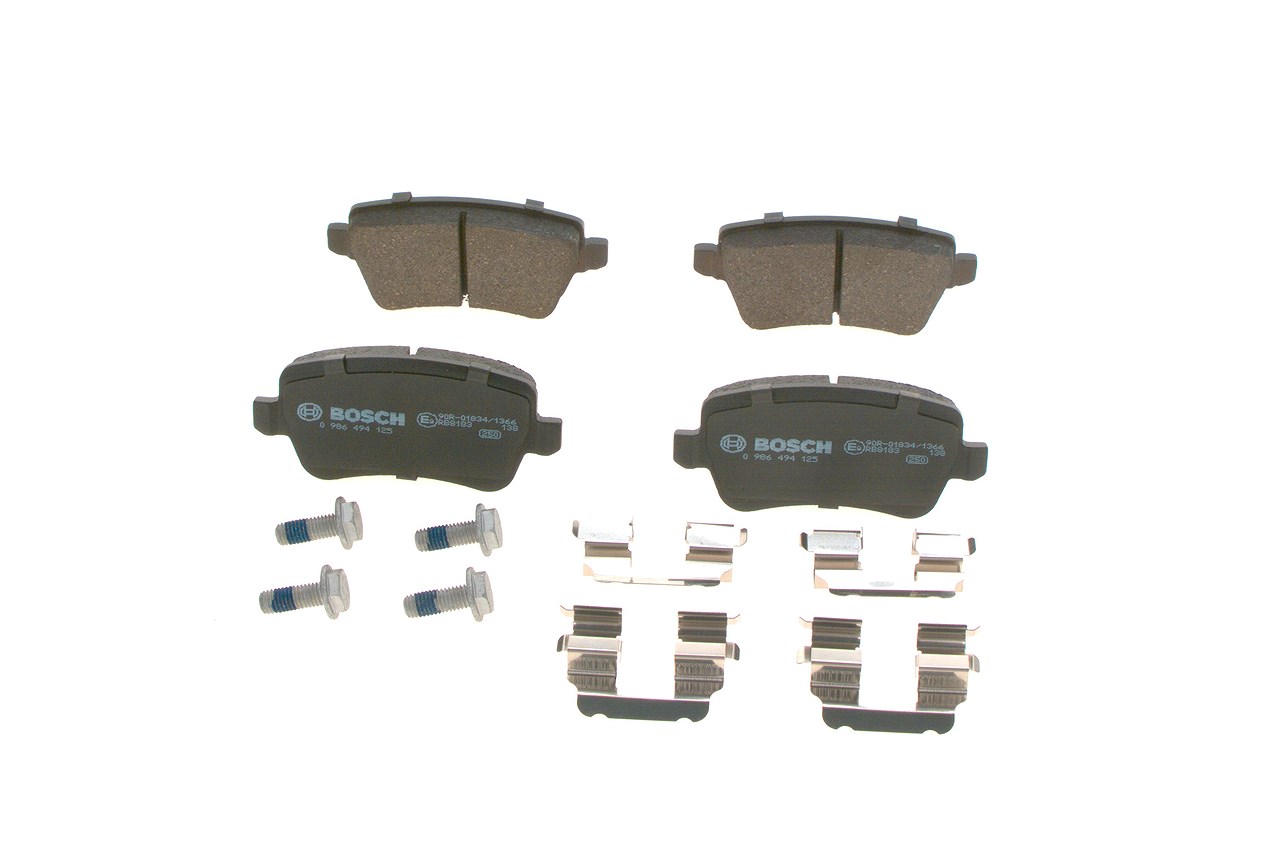 Bosch Bremsbelagsatz, Scheibenbremse [Hersteller-Nr. 0986494125] für Fiat