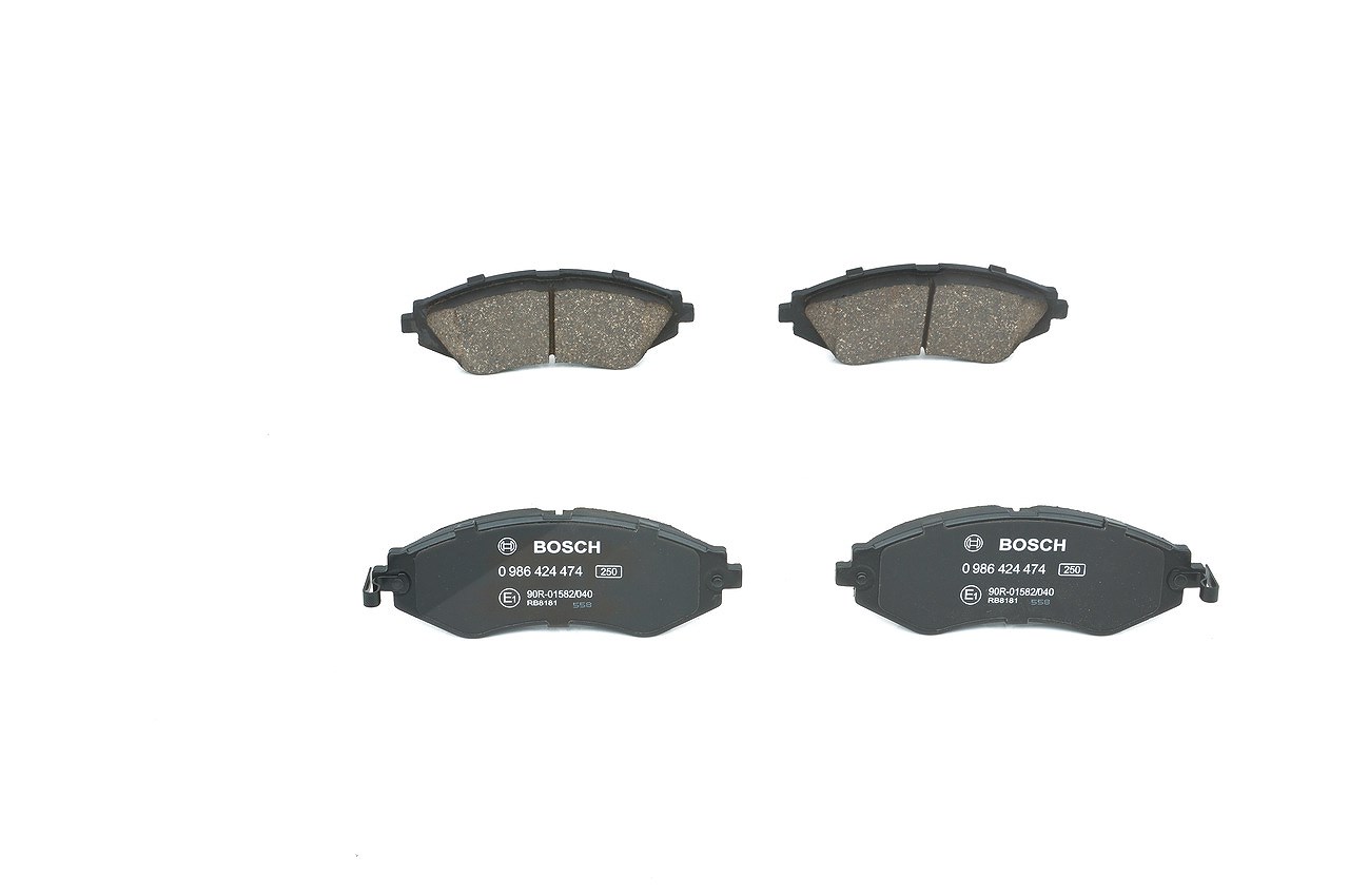 Bosch Bremsbeläge vorne (Satz) [Hersteller-Nr. 0986424474] für Chevrolet, Daewoo