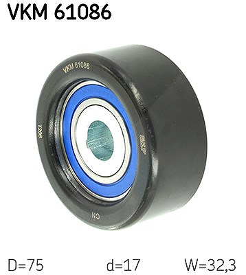 Skf Umlenk-/Führungsrolle, Keilrippenriemen [Hersteller-Nr. VKM61086] für Toyota