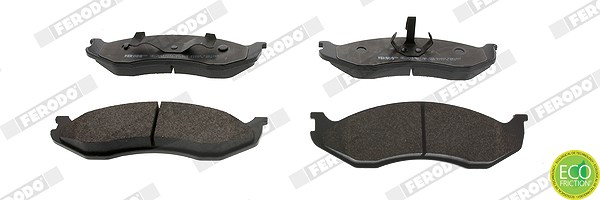 Ferodo Bremsbeläge vorne (Satz) [Hersteller-Nr. FDB1267] für Kia, Jeep