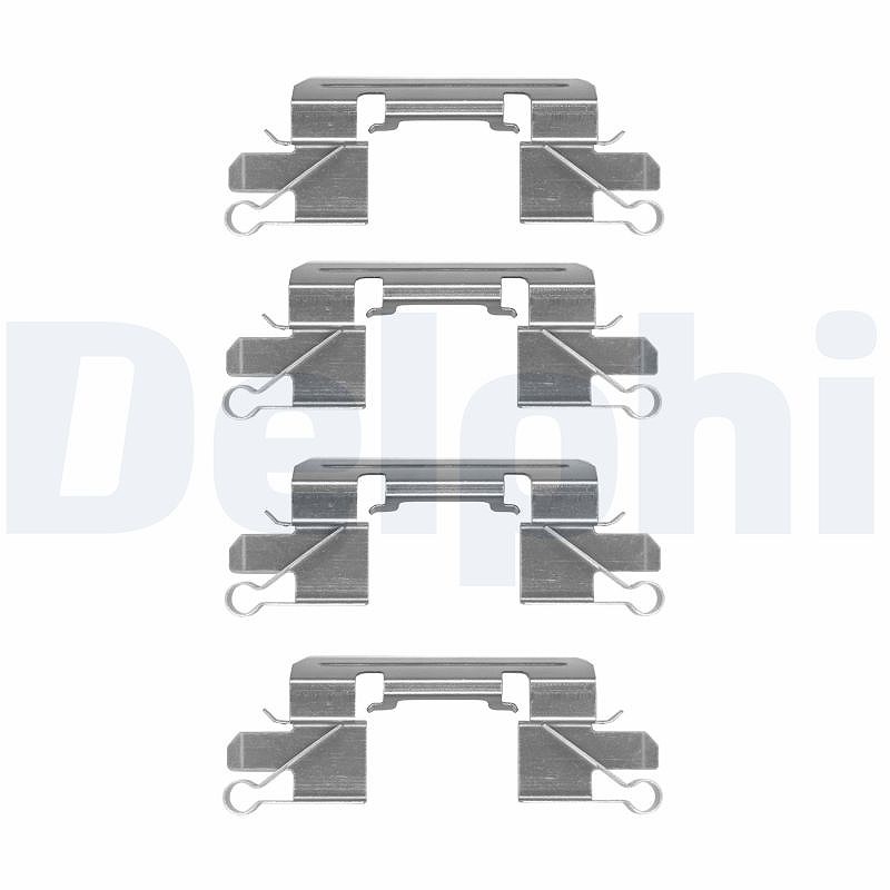 Delphi Zubehörsatz, Scheibenbremsbelag [Hersteller-Nr. LX0528] für Mitsubishi, Nissan