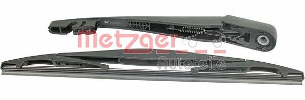 Metzger Autoteile Wischarm mit Kappe + Wischer hinten [Hersteller-Nr. 2190339] für BMW