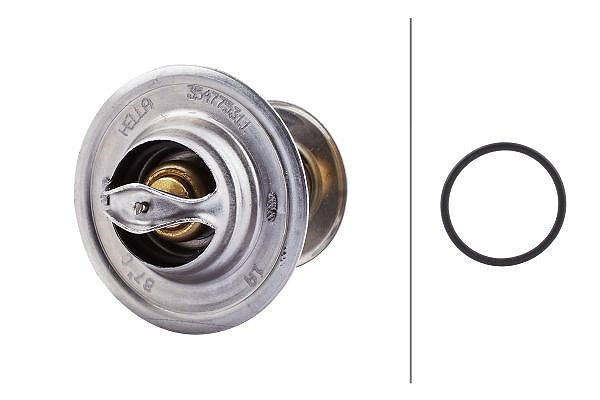 Hella Thermostat, Kühlmittel [Hersteller-Nr. 8MT354775-311] für Skoda, VW, Ford, Seat, Audi
