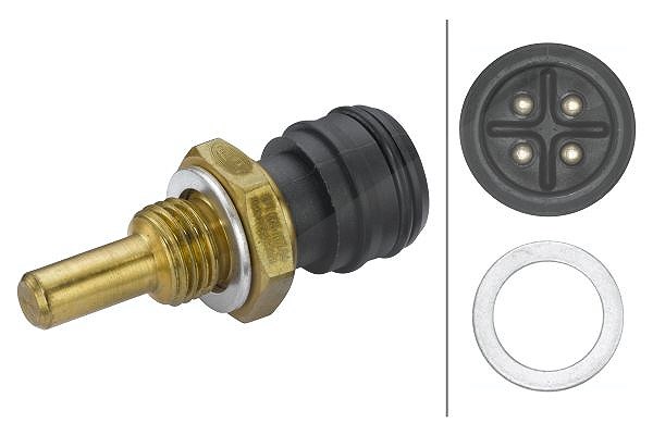 Hella Sensor, Kühlmitteltemperatur [Hersteller-Nr. 6PT009107-841] für Mercedes-Benz