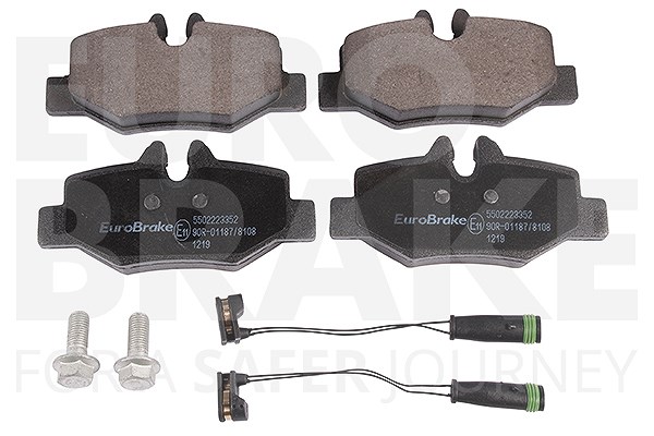 Eurobrake Bremsbelagsatz Hinterachse [Hersteller-Nr. 5502223352] für Mercedes-Benz