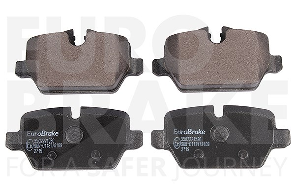 Eurobrake Satz Bremsbeläge Hinterachse [Hersteller-Nr. 5502221530] für Mini, BMW