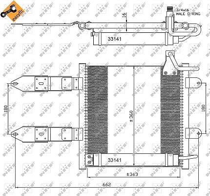 Nrf Kondensator [Hersteller-Nr. 35367] für VW, Seat