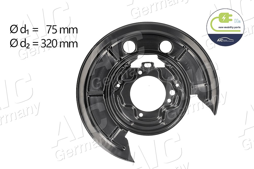 Aic Deckblech Bremsscheibe hinten links [Hersteller-Nr. 56431] für Fiat, Citroën, Peugeot