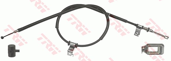Trw Seilzug, Feststellbremse [Hersteller-Nr. GCH598] für Chevrolet, Vauxhall, Opel