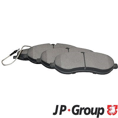 Jp Group Bremsbelagsatz, Scheibenbremse [Hersteller-Nr. 4163602610] für Fiat, Toyota, Peugeot, Citroën