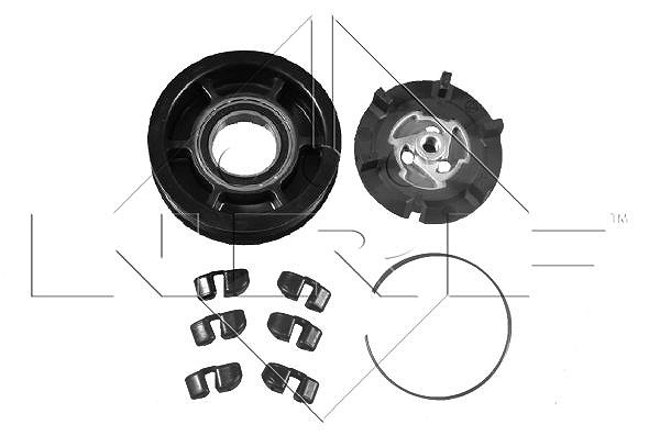 Nrf Spule, Magnetkupplung-Kompressor [Hersteller-Nr. 380047] für Mercedes-Benz