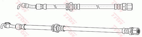 Trw Bremsschlauch [Hersteller-Nr. PHD948] für Daewoo, Chevrolet
