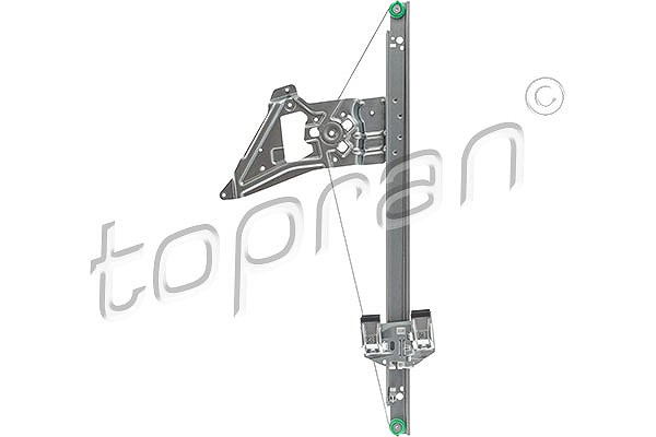 Topran Fensterheber [Hersteller-Nr. 114669] für VW, Mercedes-Benz