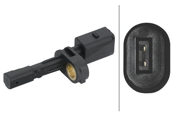 Hella Sensor, Raddrehzahl [Hersteller-Nr. 6PU012039-771] für Skoda, Audi, VW, Seat