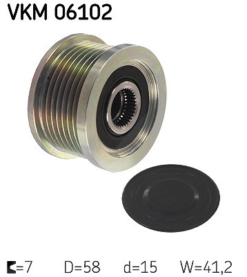 Skf Generatorfreilauf [Hersteller-Nr. VKM06102] für Toyota