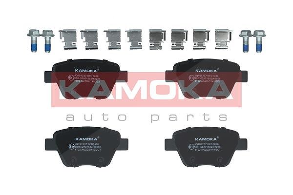 Kamoka Bremsbelagsatz, Scheibenbremse [Hersteller-Nr. JQ101237] für Skoda, Audi, VW, Seat