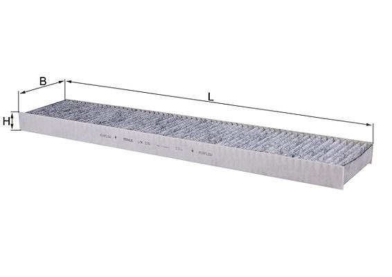 Mahle Filter, Innenraumluft [Hersteller-Nr. LAK226] für VW, Seat, Ford