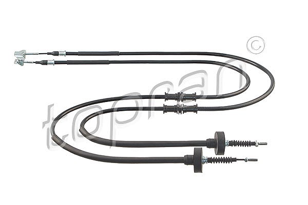 Topran Seilzug, Feststellbremse [Hersteller-Nr. 207365] für Opel, Vauxhall