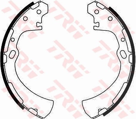 Trw Bremsbackensatz [Hersteller-Nr. GS8512] für Nissan