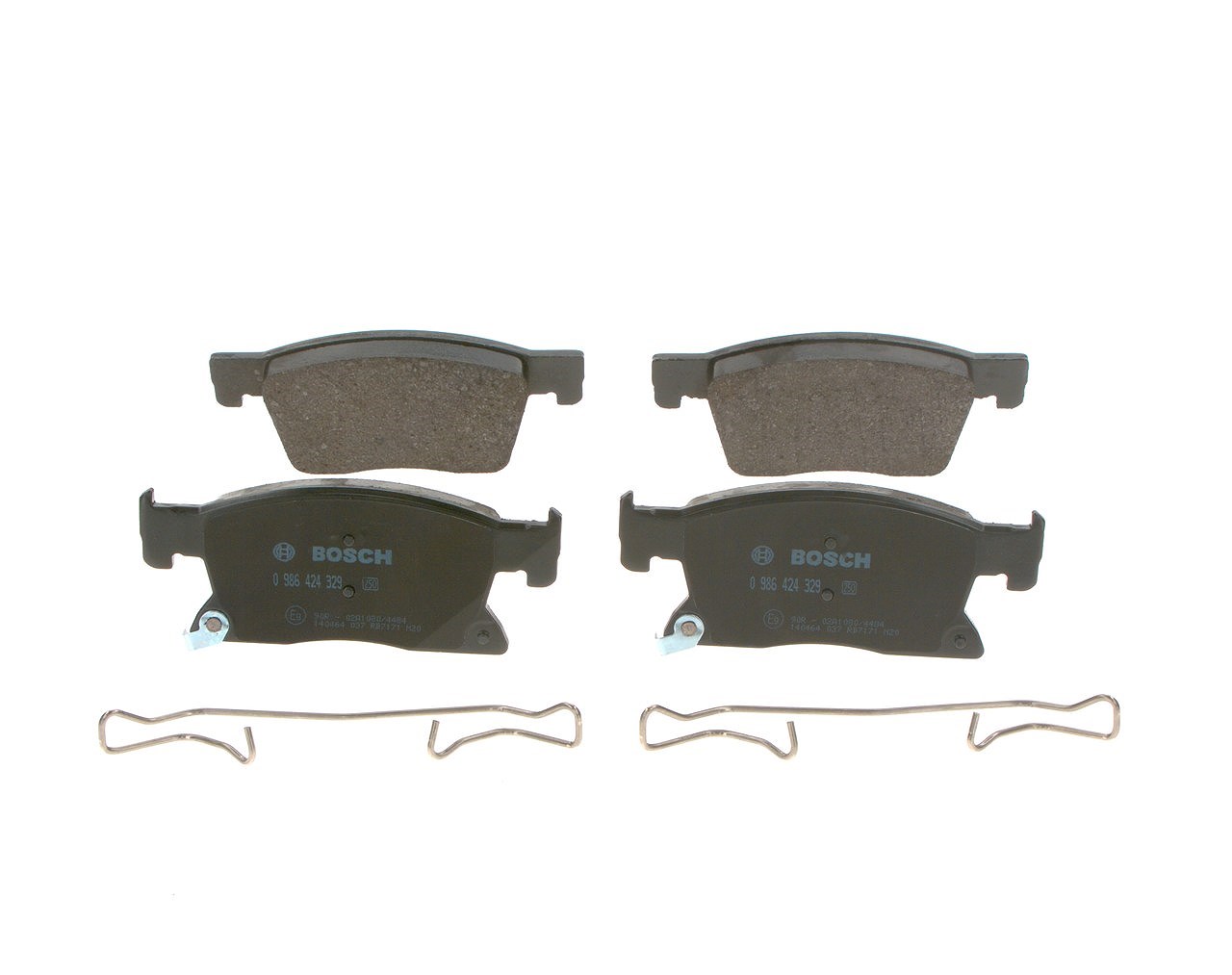 Bosch Bremsbeläge vorne (Satz) [Hersteller-Nr. 0986424329] für Vauxhall, Opel