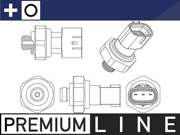 Mahle Druckschalter, Klimaanlage [Hersteller-Nr. ASE9000P] für Lexus, Toyota