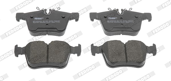 Ferodo Bremsbelagsatz, Scheibenbremse [Hersteller-Nr. FDB4487] für Mercedes-Benz