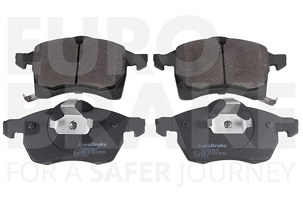 Eurobrake Bremsbeläge Vorne (Satz) [Hersteller-Nr. 5502223617] für Chevrolet, Vauxhall, Opel