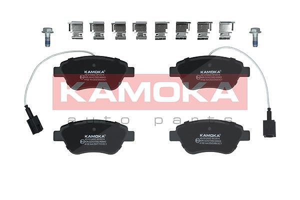 Kamoka Bremsbelagsatz, Scheibenbremse [Hersteller-Nr. JQ1012932] für Citroën, Lancia, Peugeot, Alfa Romeo, Fiat, Abarth