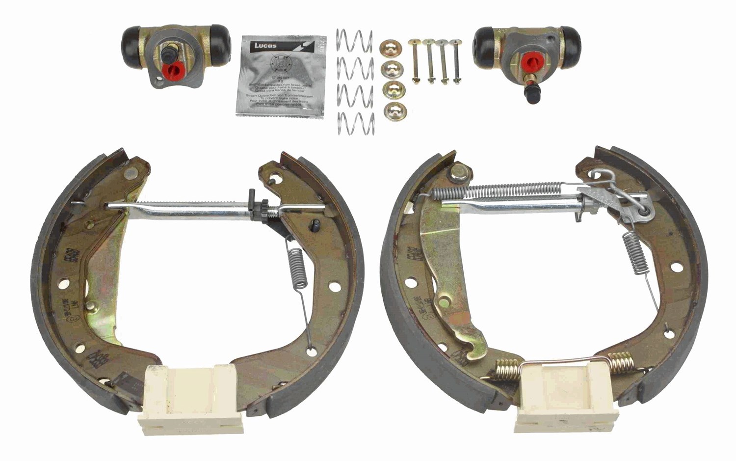 Trw Bremsbackensatz [Hersteller-Nr. GSK1623] für Opel, Vauxhall