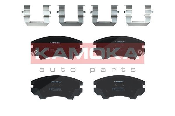 Kamoka Bremsbelagsatz, Scheibenbremse [Hersteller-Nr. JQ1018416] für Saab, Vauxhall, Chevrolet, Opel