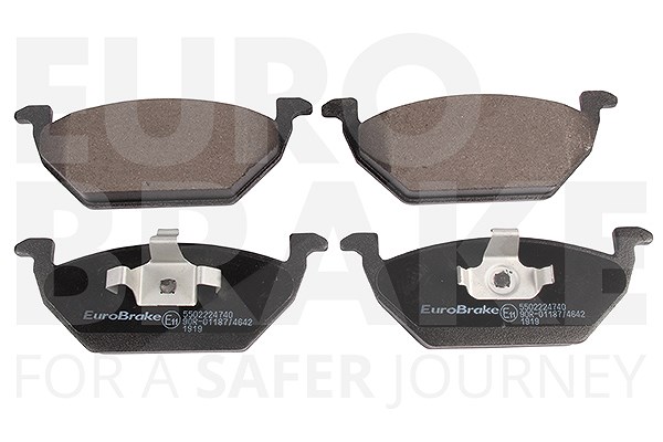 Eurobrake Bremsbeläge vorne (Satz) [Hersteller-Nr. 5502224740] für Seat, VW, Audi, Skoda