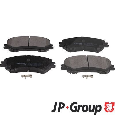 Jp Group Bremsbelagsatz, Scheibenbremse [Hersteller-Nr. 4063604810] für Nissan, Renault