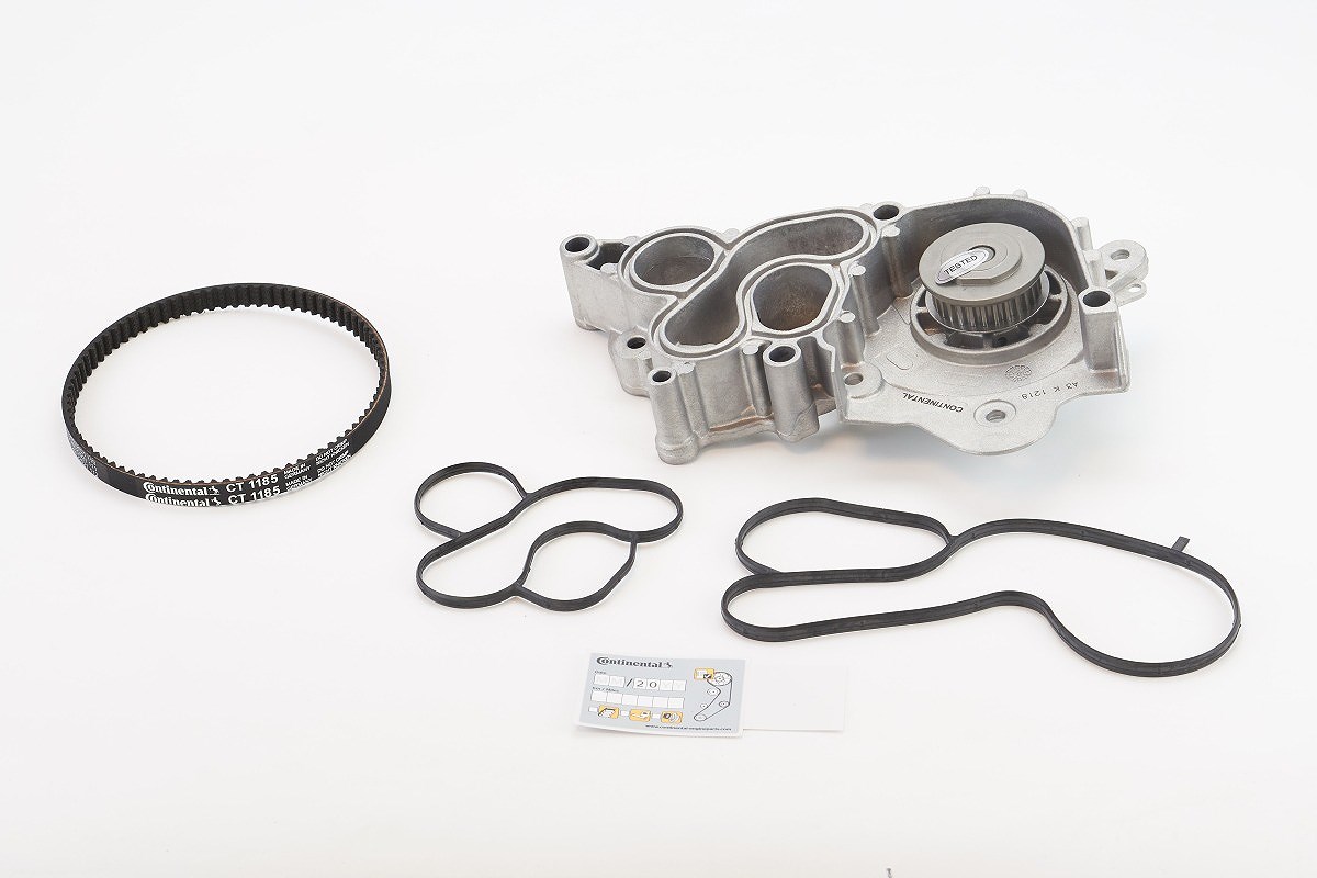 Continental Ctam Wasserpumpe + Zahnriemensatz [Hersteller-Nr. CT1185WP2] für Seat, Skoda, Audi, VW