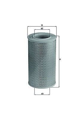 Mahle Luftfilter [Hersteller-Nr. LX611] für Fiat, Peugeot, Citroën