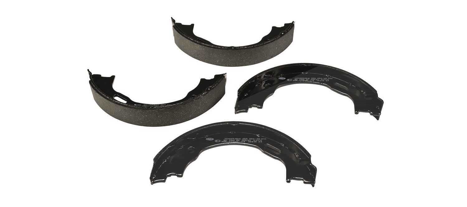 Hella Bremsbackensatz, Feststellbremse [Hersteller-Nr. 8DA355050-451] für Chrysler, Mercedes-Benz, Lancia, Dodge