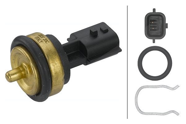 Hella Sensor, Kühlmitteltemperatur [Hersteller-Nr. 6PT013113-221] für Dacia, Nissan, Infiniti, Vauxhall, Renault, Opel