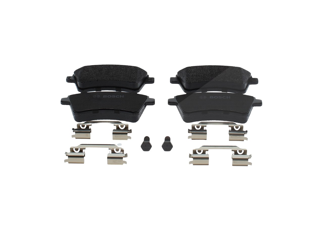 Bosch Bremsbeläge vorne (Satz) [Hersteller-Nr. 0986494612] für Mercedes-Benz, Renault