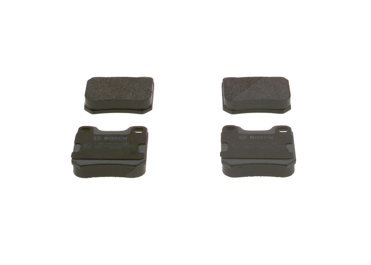 Bosch Bremsbelagsatz, Scheibenbremse [Hersteller-Nr. 0986490500] für Saab, Vauxhall, Opel