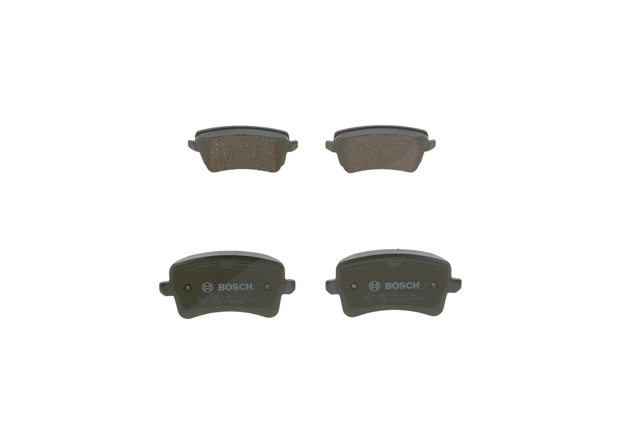 Bosch Bremsbeläge hinten (Satz) [Hersteller-Nr. 0986494254] für Audi