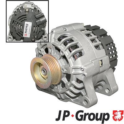 Jp Group Lichtmaschine 80A [Hersteller-Nr. 4190100900] für Citroën, Fiat, Lancia, Peugeot